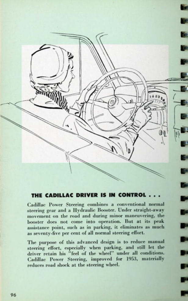 1953 Cadillac Salesmans Data Book Page 80